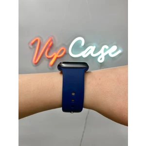 Vip Case 38mm-40mm-41mm 1 2 3 4 5 6 7 8 9 10 ve SE Serileri ile Uyumlu Apple Watch Silikon Kordon
