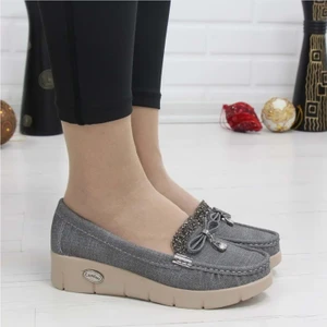 86 Bayan Dolgu Topuk Ayakkabı