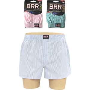 3’lü Paket Karışık Renk Pamuklu Poplin Boxer Şort