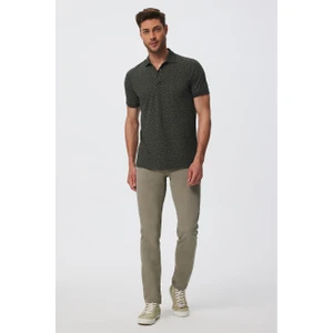 Lee Cooper Newbernard Erkek Polo Yaka T-Shirt Olıve
