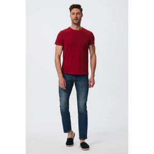 Lee Cooper Twıngo Erkek O Yaka Pike T-Shirt Kırmızı