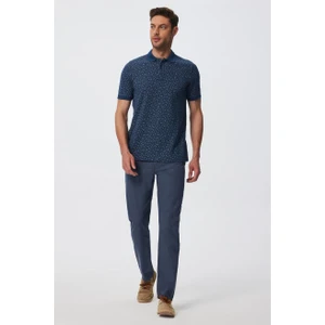 Lee Cooper Newbernard Erkek Polo Yaka T-Shirt Indigo