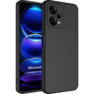 Xiaomi Redmi Note 12 Pro Kılıf Groovy Soft Siyah