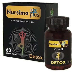 Fit x Plus 60 Süzen Poşet Çay + Fit x Slim 60 Kapsül Detox Seti