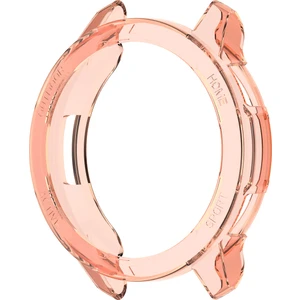 Xiaomi Watch S1 Active Önü Açık Tasarım Silikon Kılıf - Pembe