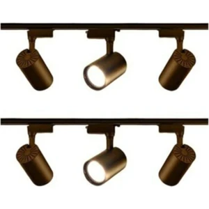 30 Watt Siyah Kasa Günışığı 6 Adet Ray Spot - Iki Adet 1 Metre Ray - Kendinden Led'li Ray Spot