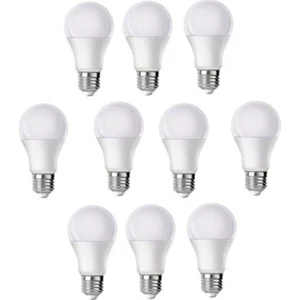 LED - 9W - Gün Işığı - E27 - 10LU - Tasarruflu LED Ampul 9 Watt (Orjinal Ürün)