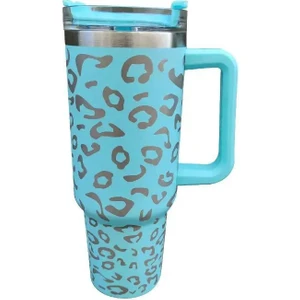 Kolu Araba Bardak 304 Paslanmaz Çelik Hasır Buz Kupa Araba Termos 40 Oz (Yurt Dışından)