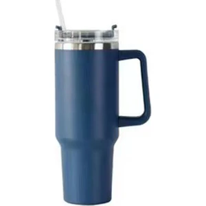 Kolu Araba Bardak 304 Paslanmaz Çelik Hasır Buz Kupa Araba Termos 40 Oz (Yurt Dışından)