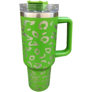 Kolu Araba Bardak 304 Paslanmaz Çelik Hasır Buz Kupa Araba Termos 40 Oz (Yurt Dışından)