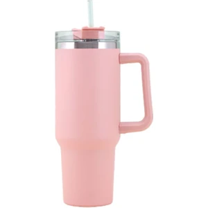 Kolu Araba Bardak 304 Paslanmaz Çelik Hasır Buz Kupa Araba Termos 40 Oz (Yurt Dışından)