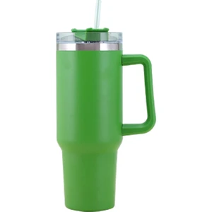 Kolu Araba Bardak 304 Paslanmaz Çelik Hasır Buz Kupa Araba Termos 40 Oz (Yurt Dışından)