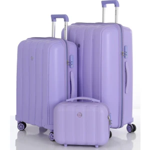 Mçs Polipropilen 3'lü Valiz Seti Büyük & Orta & Makyaj V305