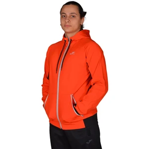 Poly. Stork - Erkek Turuncu-Siyah Kapüşonlu Spor Sweatshirt - 4231303