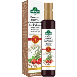 Kuşburnu Biberiye Civan Perçemi Hayıt Tohumu Ekstresi 250 Ml