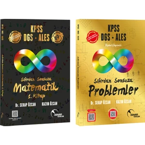 Doktrin Yayınları KPSS - DGS - AGS - ALES Sıfırdan Sonsuza Matematik 1.kitap ve Sıfırdan Sonsuza Problemler Konu Özetli Soru Bankası (2 Kitap)