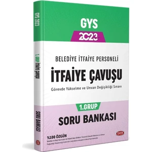 Data Yayınları 2023 Belediye Itfaiye Personeli Itfaiye Çavuşu 1. Grup GYs Soru Bankası
