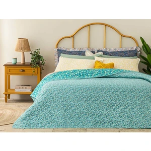English Home Fresh Blossom Tek Kişilik Çok Amaçlı Örtü 160 x 220 cm Yeşil