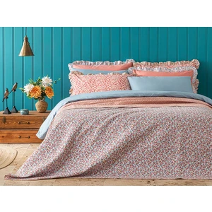 English Home Lovely Florets Tek Kişilik Çok Amaçlı Örtü 160 x 220 cm Pembe