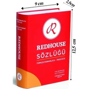 Redhouse Türkçe Ingilizce Sözlüğü Mini Turuncu 516 Sayfa 1 Adet 30.000 Kelime Hazneli Red House Ingilizce Sözlük Mini Boy Cep