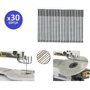 Hais Uyumlu Tezgah Dekupaj Kıl Testere Bıçak Seti 30 Parça