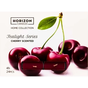 Tealıght Standart Mum - Kokulu - 24'lü - Farklı Renklerde - 3,75*1,4 cm - Pencereli Kutu