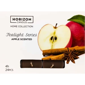 Tealıght Standart Mum - Kokulu - 24'lü - Farklı Renklerde - 3,75*1,4 cm - Pencereli Kutu