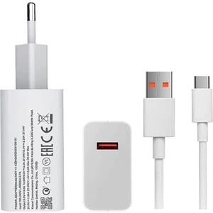 Şimşek Teknoloji Xiaomi Redmi Note 12 Uyumlu  33W Turbo Şarj Aleti Seti Type C 3A Qualcomm 3.0