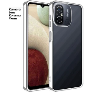 Xiaomi Redmi 12C Kılıf Zebana Glint Silikon Kılıf Gri
