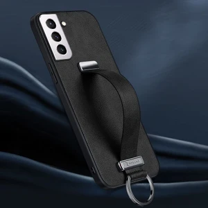 Samsung Galaxy S23 Kılıf Zebana Classic Deri Kılıf Siyah