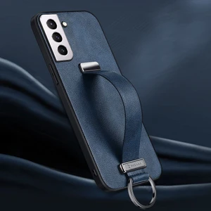 Samsung Galaxy S23 Plus Kılıf Zebana Classic Deri Kılıf Lacivert