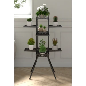 Full Reyon Folera 10 Raflı Dekoratif Çiçek Standı Çiçek Bahçesi Saksı Standı