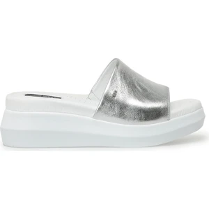 Nine West Nesay  3fx Gümüş Kadın Terlik