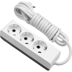 Günsan Elektrik Visage 3lü 5 metre Çocuk Korumalı Askı Aparatlı Topraklı Grup Priz Gün Vs