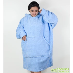 Welsoft Peluş Polar Giyilebilir Battaniye Pijama