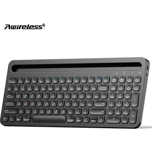 Kablosuz  Yeni Qwerty Rgb Tablet Bilgisayar Için Bluetooth Dijital Klavyeler
