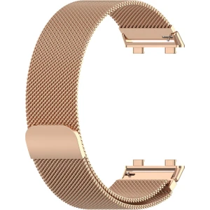 Nezih Case Oppo Watch 46MM / Watch 2 46MM / Watch 3 / Watch 3 Pro Uyumlu Milanes Hasır Örgü Metal Kordon