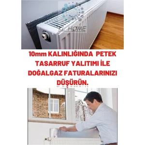 Kl Home 6 ADET-10MM Kalınlık Tasarruf Için Kalorifer Petek levha Arkası Isı Yalıtım Levha Doğalgaz Fatura Düşürün
