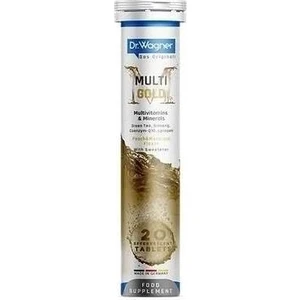 Dr Wagner Multi - Gold Multivitamin + Mineral 20 Efervesan Tablet