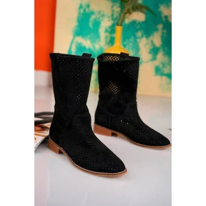 Rio Garantili Kadın Lazer Kesim Şık Tarz ve Rahat Yazlık Bot