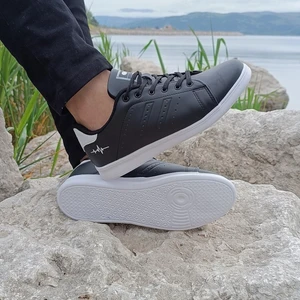 Best Of  041 Siyah Sneaker Düz Taban Spor Ayakkabı