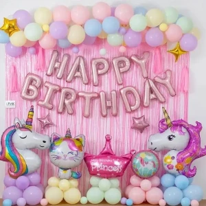 Çıtı Pıtı Store Çıtıpıtıstore Unicorn Doğum Günü Balon Seti