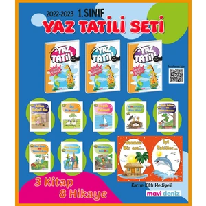 Mavi Deniz Yayınları 1. Sınıf Yaz Tatil Seti