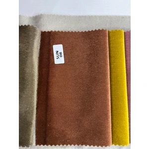 Alfa Kumaş ve Suni Deri Sun Ithal Yönsüz Turuncu Renk Döşemelik Kumaş SUN08