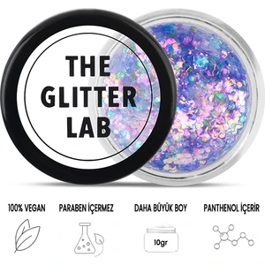 The Glitter Lab - Jel Formlu Parlak Glitter - Daisy Crazy  ~10 gr
