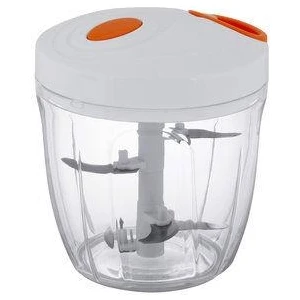 Büyük Boy Ipli El Rondosu,5 Bıçaklı Kilitli Kapak,geniş Hazneli Ip Çekmeli Soğan Rondosu Doğrayıcı