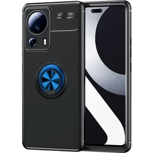 Kny Xiaomi Mi 13 Lite Kılıf Yüzüklü Manyetik Ravel Silikon