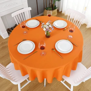 Zeren Home Sıvıya Dayanıklı Yuvarlak Dertsiz Masa Örtüsü