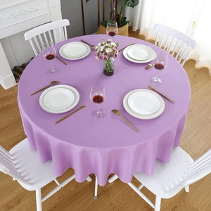 Zeren Home Sıvıya Dayanıklı Yuvarlak Dertsiz Masa Örtüsü