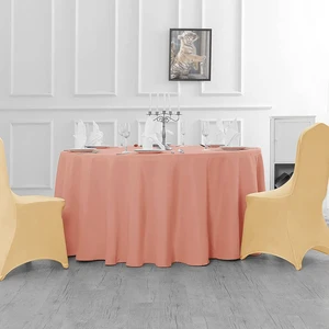 Zeren Home Sıvıya Dayanıklı Yuvarlak Dertsiz Masa Örtüsü